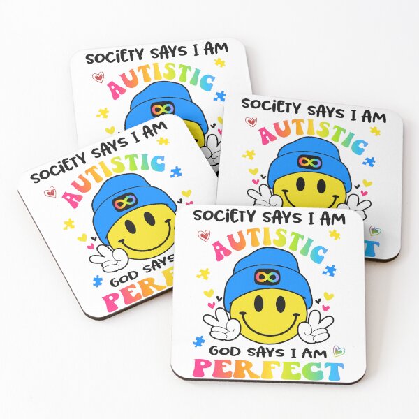 Item preview, Society Says I Am Autistic God Says I Am Perfect designed and sold by KatMercerr.