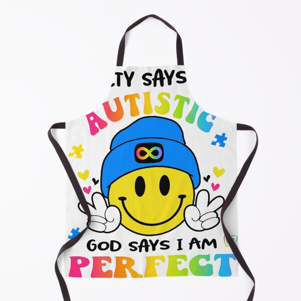 Item preview, Society Says I Am Autistic God Says I Am Perfect designed and sold by KatMercerr.