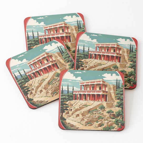 Item preview, Palace of Knossos Greece Vintage Poster Tourism  designed and sold by TravelersGems.
