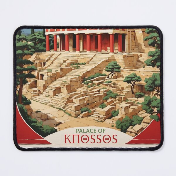 Item preview, Palace of Knossos Greece Vintage Poster Tourism designed and sold by TravelersGems.