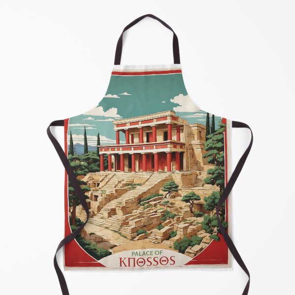 Item preview, Palace of Knossos Greece Vintage Poster Tourism  designed and sold by TravelersGems.