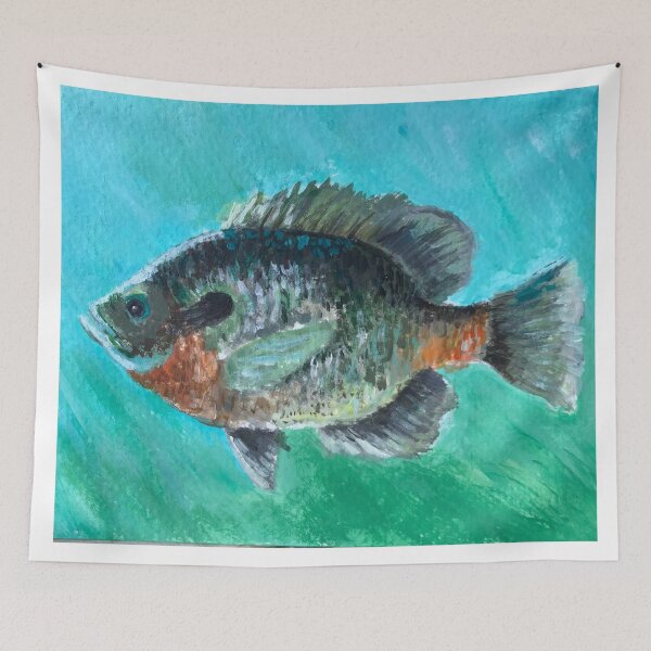Item preview, Red belly fish designed and sold by Pamela Long.