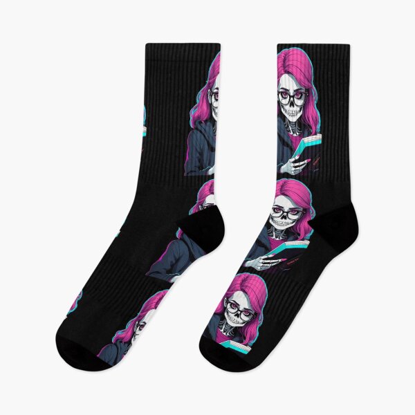 Item preview, Preppy Skeleton Reading a Book designed and sold by PlanetMarker.