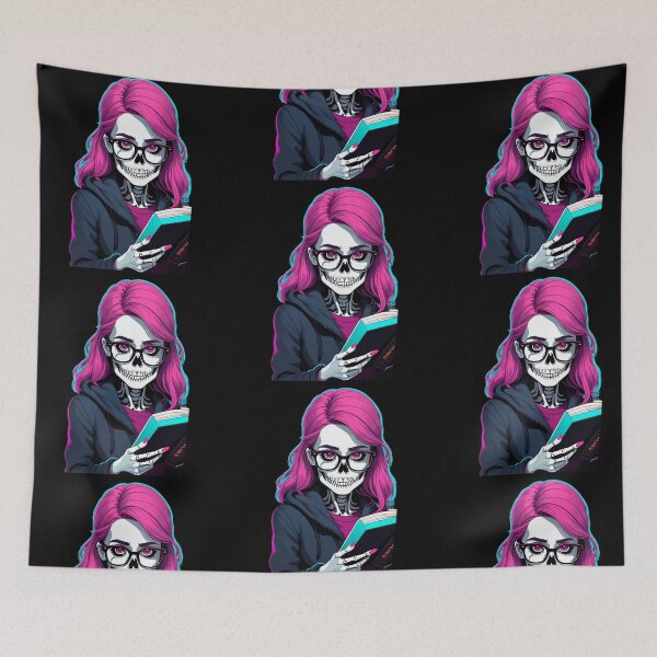 Item preview, Preppy Skeleton Reading a Book designed and sold by PlanetMarker.