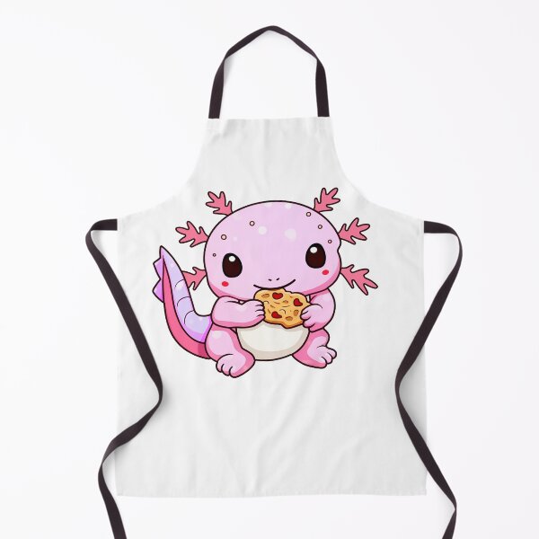 Item preview, Pink Axolotl eating a Cookie, Cute Axolotl designed and sold by TyGuySupply.