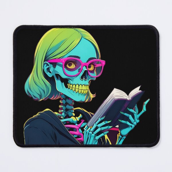 Item preview, Preppy Skeleton Reading A Book designed and sold by PlanetMarker.