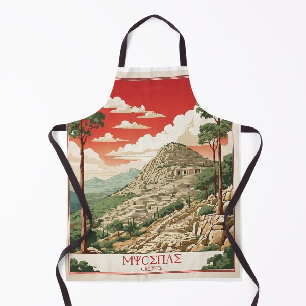 Item preview, Mycenae Greece Vintage Poster Tourism designed and sold by TravelersGems.