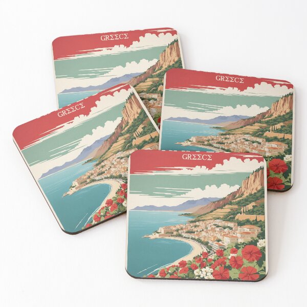 Item preview, Nafplio Greece Vintage Poster Tourism  designed and sold by TravelersGems.