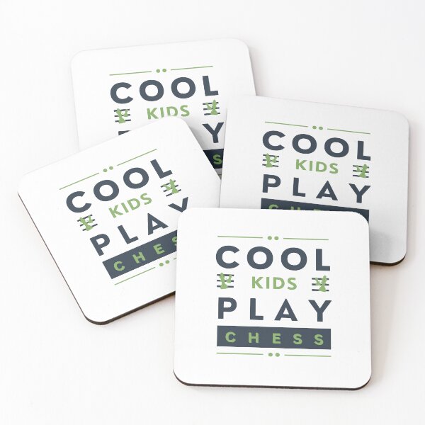 Item preview, Cool Kids Play Chess - Blue and Green designed and sold by ChessiShop.