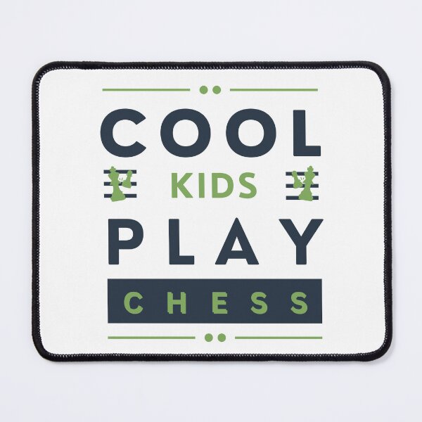 Item preview, Cool Kids Play Chess - Blue and Green designed and sold by ChessiShop.