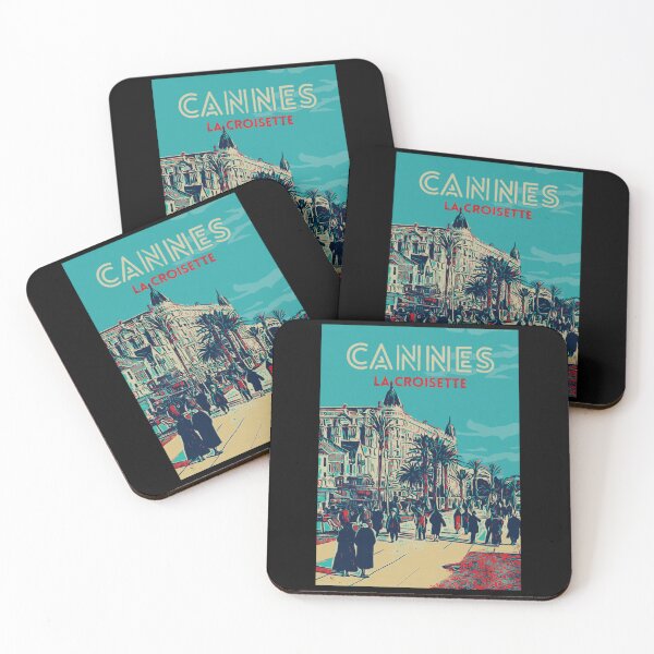 Item preview, Retro vintage illustration of Cannes La Croisette, French Riviera designed and sold by Lemomo-artworks.
