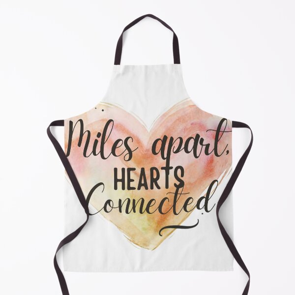 Item preview, Miles Apart Hearts Connected Quoted Design designed and sold by warlifashion.