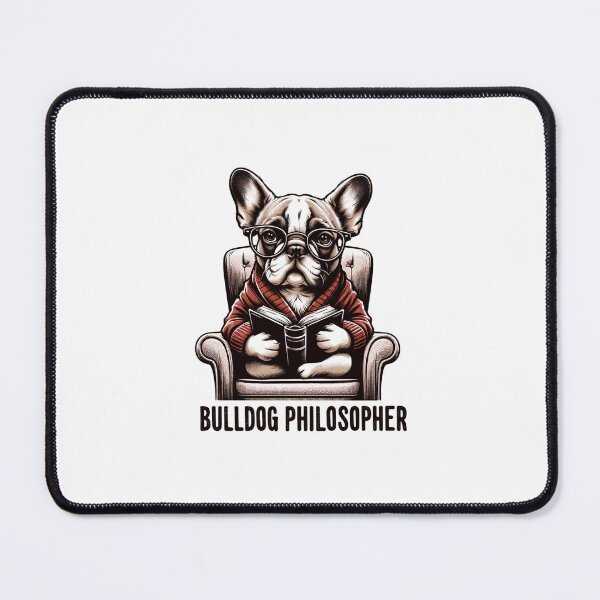 Item preview, Bulldog Philosopher: Thoughtful French Bulldog designed and sold by creativechaster.