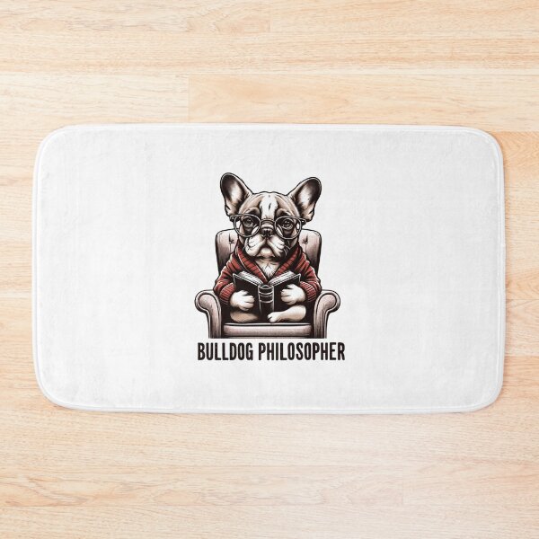 Item preview, Bulldog Philosopher: Thoughtful French Bulldog  designed and sold by creativechaster.
