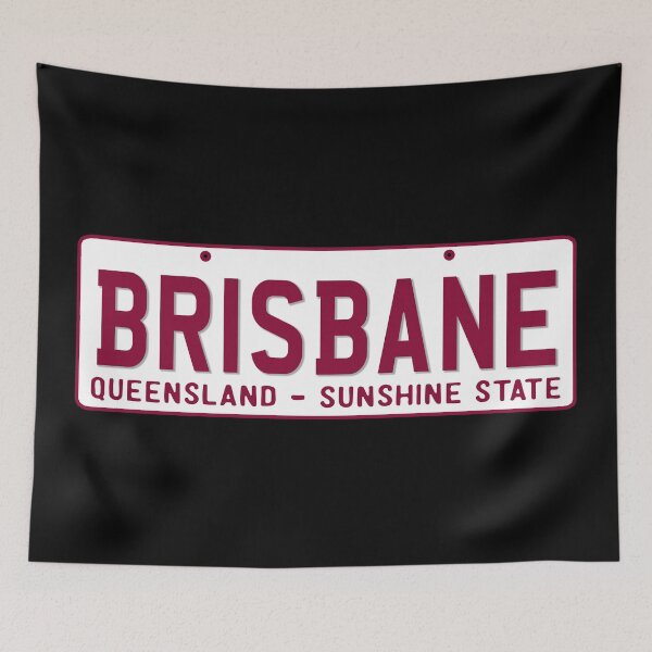 Item preview, Brisbane Queensland Australia License Plate designed and sold by BahayProduction.