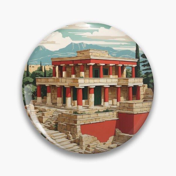 Artikelvorschau, Knossos Griechenland Vintage Poster Tourismus entworfen und verkauft von TravelersGems.