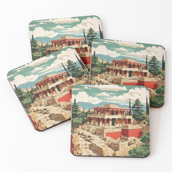 Item preview, Knossos Greece Vintage Poster Tourism  designed and sold by TravelersGems.