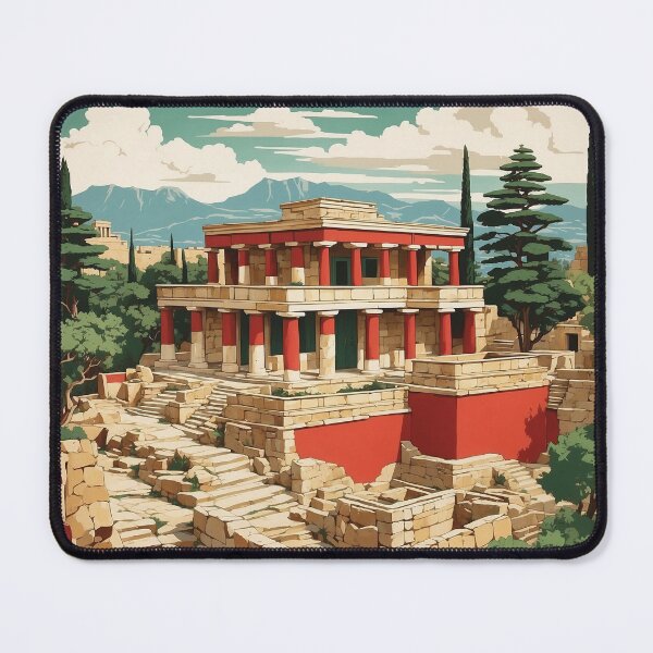 Item preview, Knossos Greece Vintage Poster Tourism designed and sold by TravelersGems.