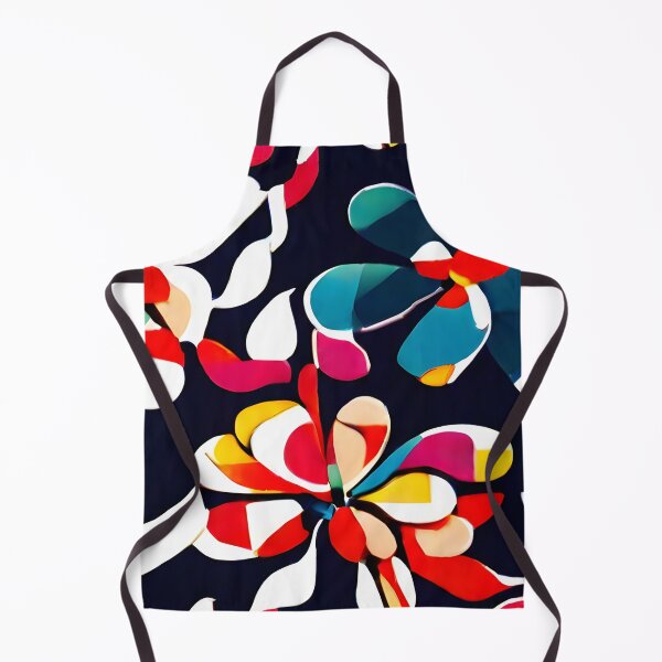 Item preview, Abstract colorful flowers pattern designed and sold by ratchawoot.