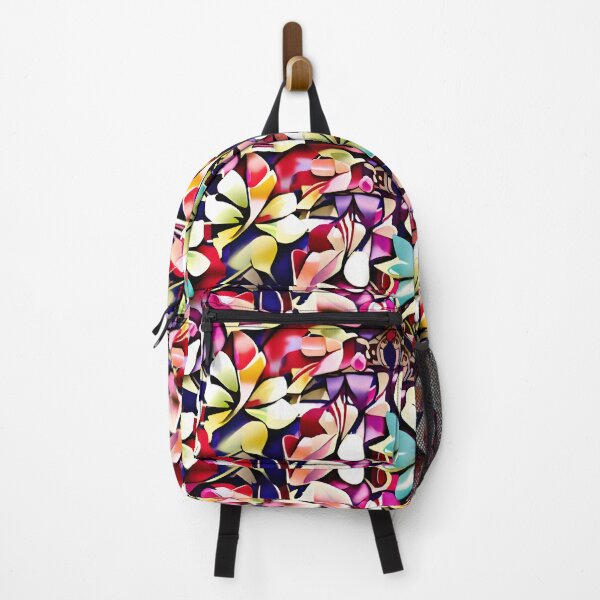 Item preview, Abstract colorful flowers pattern designed and sold by ratchawoot.