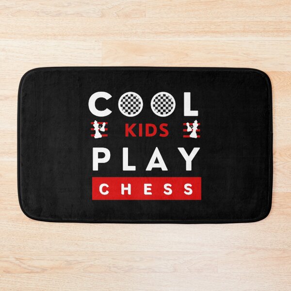 Item preview, Cool Kids Play Chess - Red Checkered designed and sold by ChessiShop.