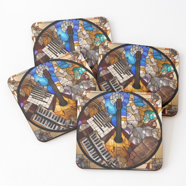 Item preview, Musical Symbols In A Stained Glass Window designed and sold by MusicalArtisty.