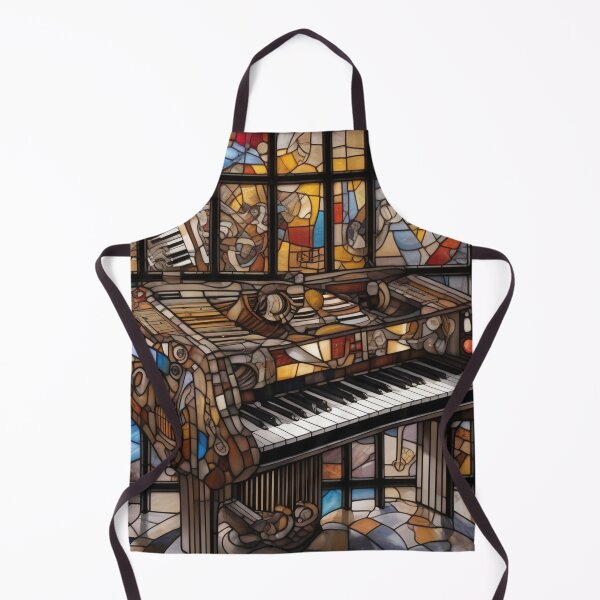 Item preview, Musical Symbols In A Stained Glass Window designed and sold by MusicalArtisty.