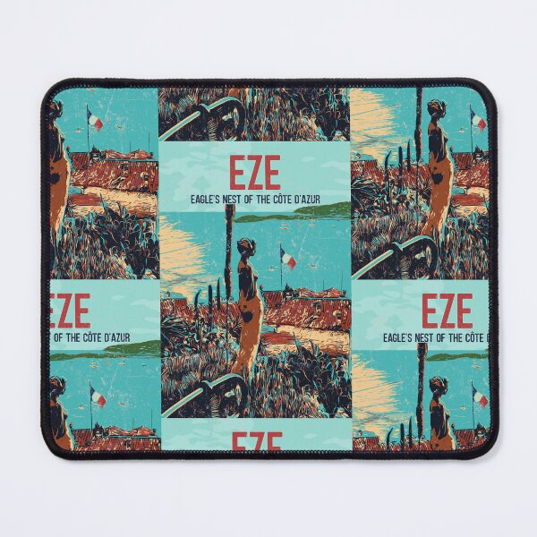 Item preview, Vintage Eze Illustration Print - Nostalgic Beauty of the French Riviera designed and sold by Lemomo-artworks.
