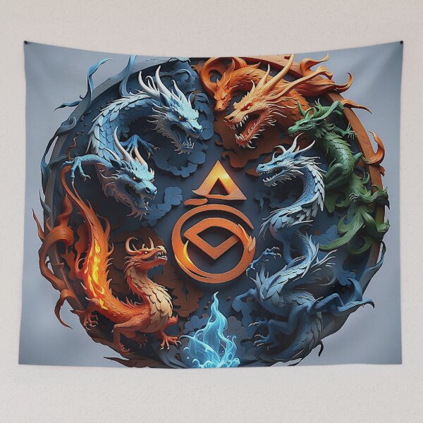 Item preview, A Harmony of Elemental Might  designed and sold by Best-Art-32.