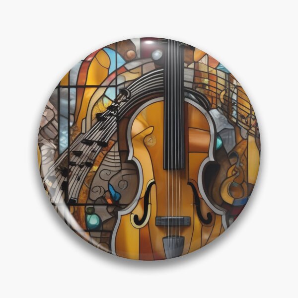 Item preview, Musical Symbols In A Stained Glass Window designed and sold by MusicalArtisty.