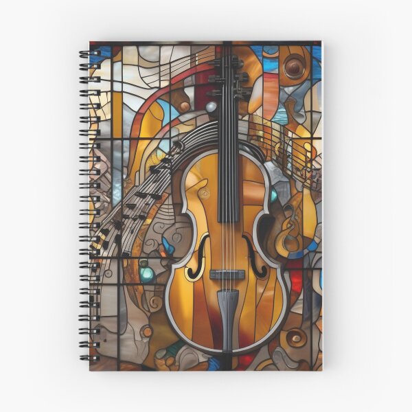 Item preview, Musical Symbols In A Stained Glass Window designed and sold by MusicalArtisty.