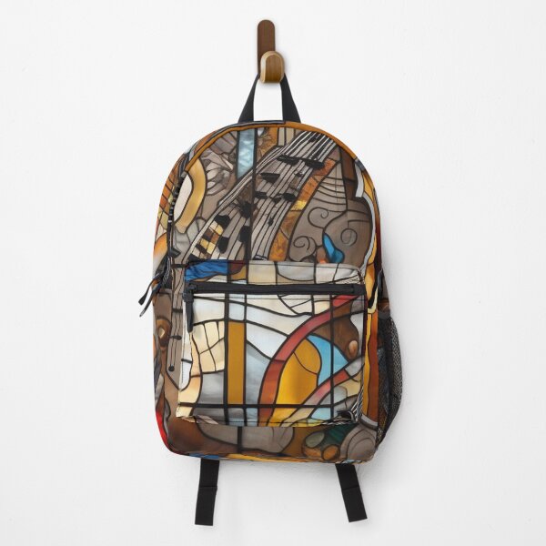 Item preview, Musical Symbols In A Stained Glass Window designed and sold by MusicalArtisty.