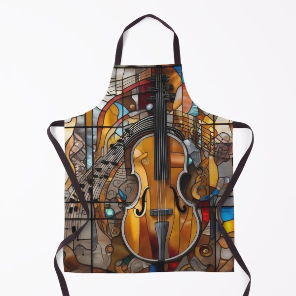 Item preview, Musical Symbols In A Stained Glass Window designed and sold by MusicalArtisty.