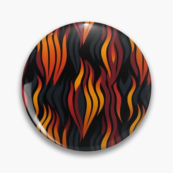 Item preview, Fire Waves Seamless Pattern designed and sold by Sototos® ⭐⭐⭐⭐⭐.
