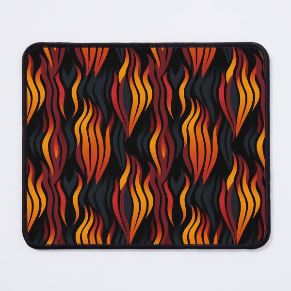 Item preview, Fire Waves Seamless Pattern designed and sold by Sototos® ⭐⭐⭐⭐⭐.