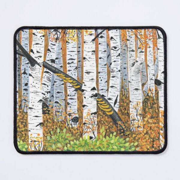 Item preview, Birch Forest in Autumn designed and sold by lisa-stephenson.