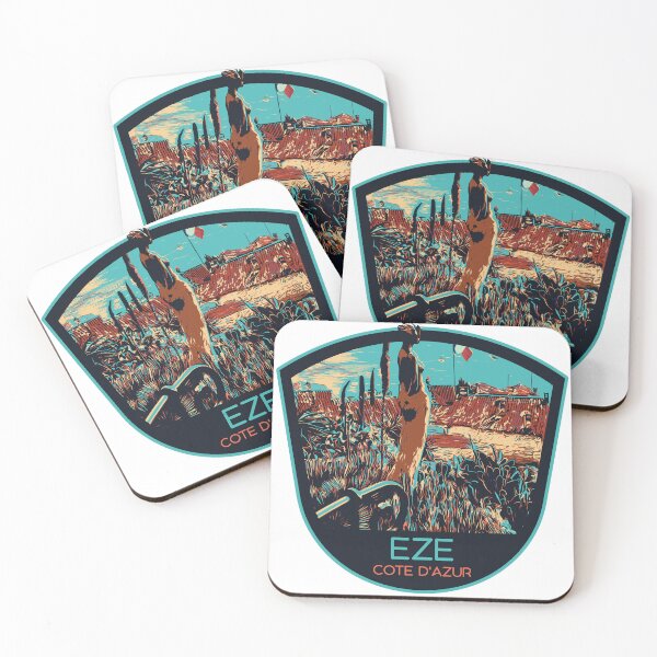 Item preview, Vintage Eze Illustration Print - Nostalgic Beauty of the French Riviera designed and sold by Lemomo-artworks.