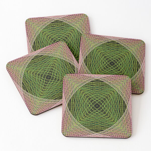 Item preview, Rectangular Pattern #5 Morph C [13296-GreensPinks-BB] designed and sold by LottMultimedia.