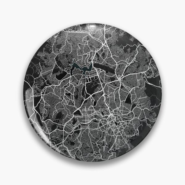 Item preview, Mapa de la ciudad de Belo Horizonte de Minas Gerais, Brasil - Oscuro designed and sold by deMAP.