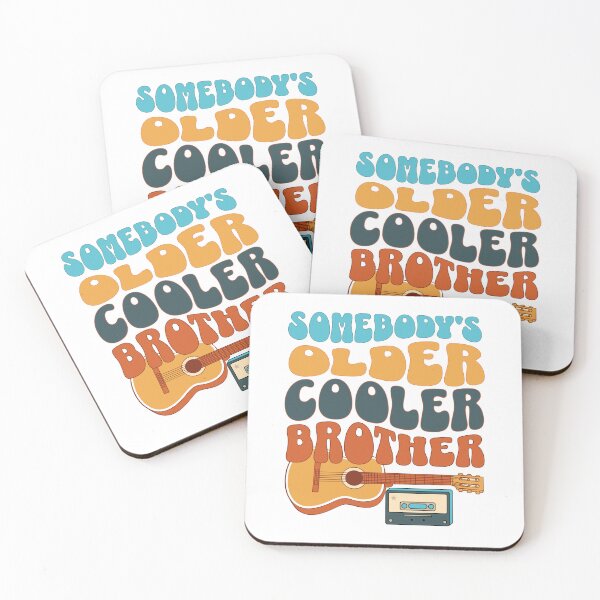Item preview, Somebody’s older cooler brother, vintage retro music design designed and sold by BritishDelights.