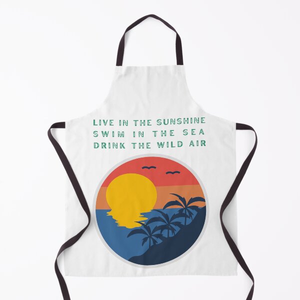 Item preview, Live in the sunshine, swim in the sea, drink the wild air - retro design designed and sold by Radnordesigns.
