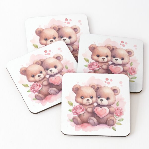 Item preview, Cute Valentine's Day Bear - Selection 2 designed and sold by ArtsyChaosArt.