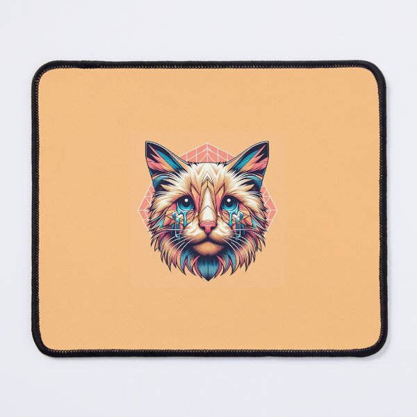 Item preview, Crying cat with abstract style designed and sold by Tblurry.