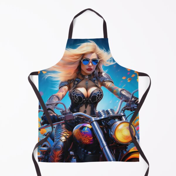 Item preview, Surreal Cyborg Biker Lady designed and sold by TheDarkWardrobe.