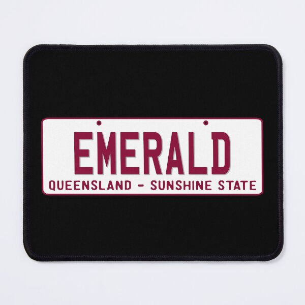 Item preview, Emerald Queensland Australia License Plate designed and sold by BahayProduction.