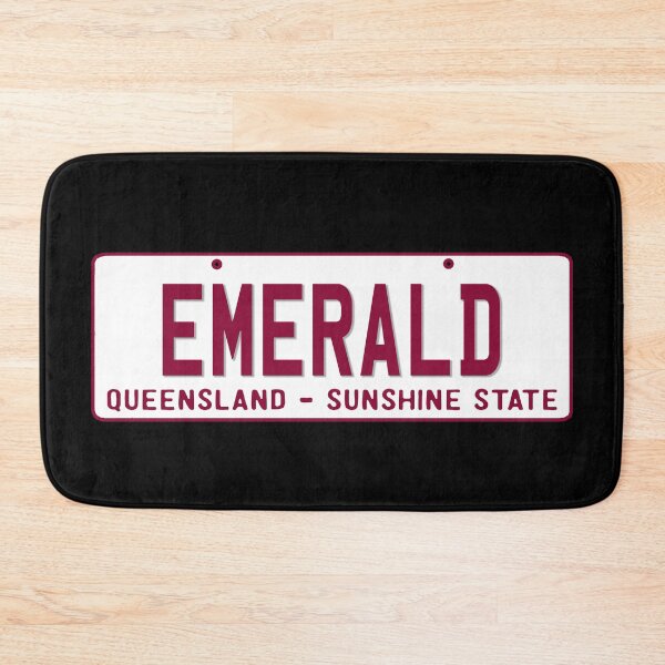 Item preview, Emerald Queensland Australia License Plate designed and sold by BahayProduction.