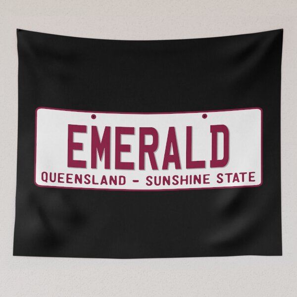 Item preview, Emerald Queensland Australia License Plate designed and sold by BahayProduction.
