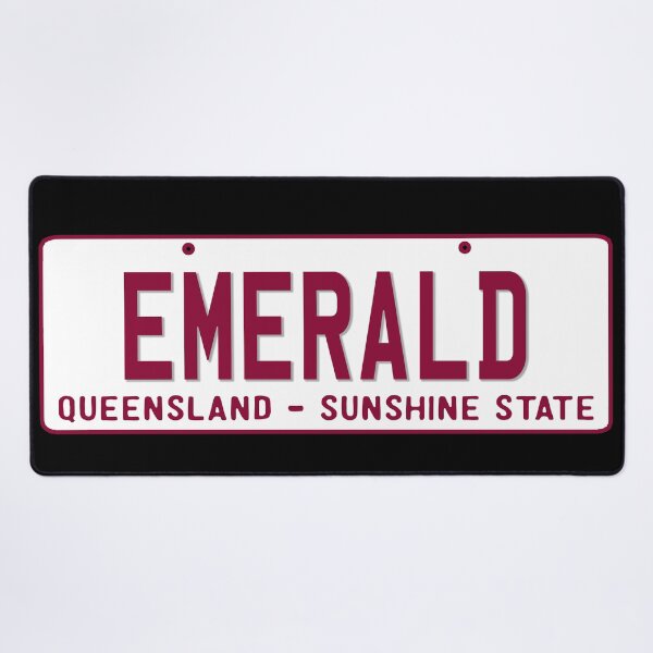 Item preview, Emerald Queensland Australia License Plate designed and sold by BahayProduction.