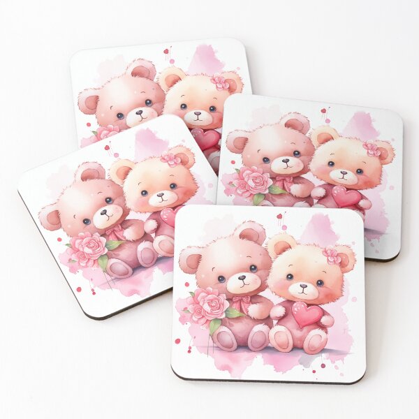Item preview, Cute Valentine's Day Bear - Selection 4 designed and sold by ArtsyChaosArt.
