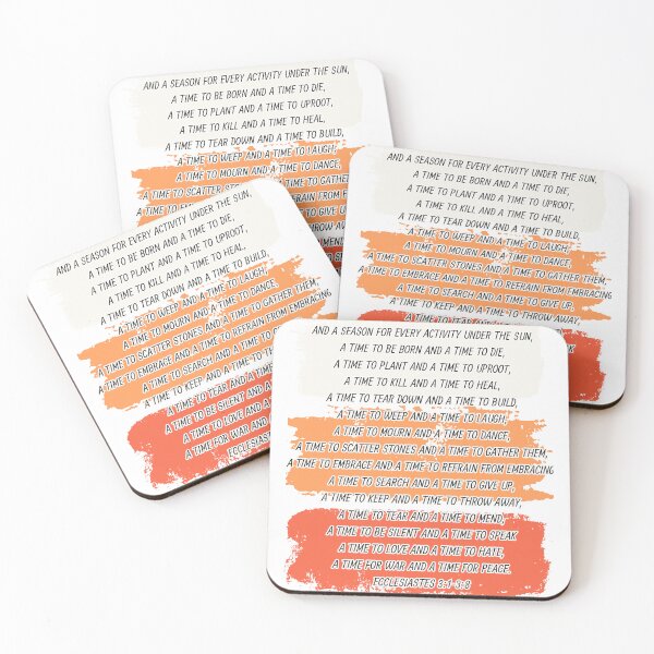 Item preview, Lovely Bible Quotes Sticker /  Ecclesiastes 3:1-3:8 designed and sold by Designsleashed.